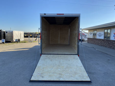 New YEAR END SALE !!! 2026 Cross Trailers 7X16 V-Nose w/Ramp Door & 7ft Interior Height Cargo / Enclosed Trailer
