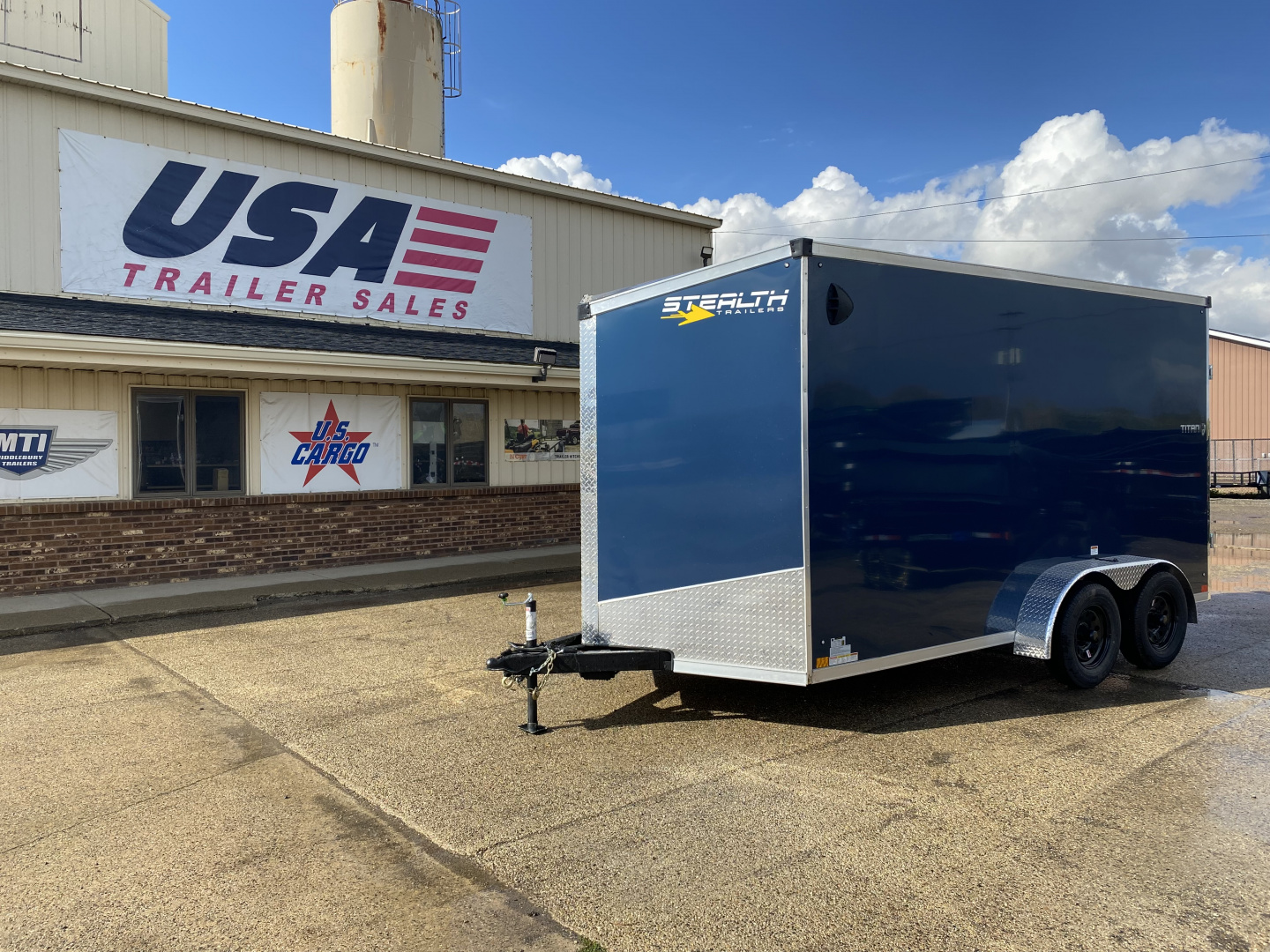 New 2026 Stealth Trailers 7x14 Titan 7k w/Ramp Door and 7ft Interior Height Cargo / Enclosed Trailer