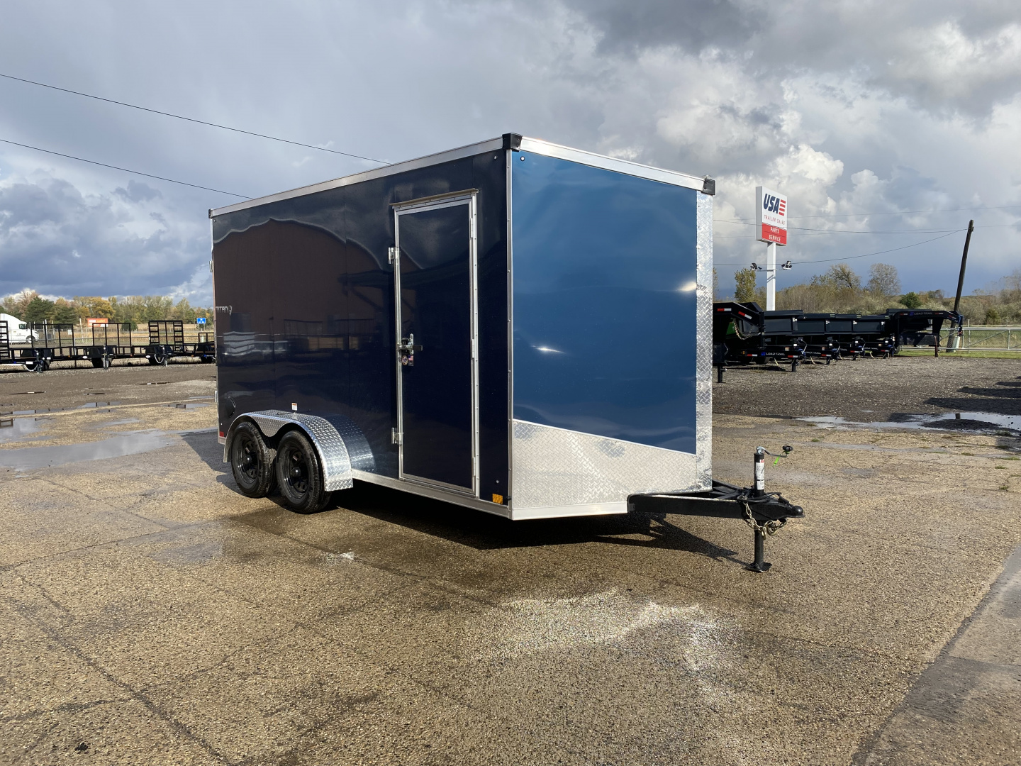 New 2026 Stealth Trailers 7x14 Titan 7k w/Ramp Door and 7ft Interior Height Cargo / Enclosed Trailer