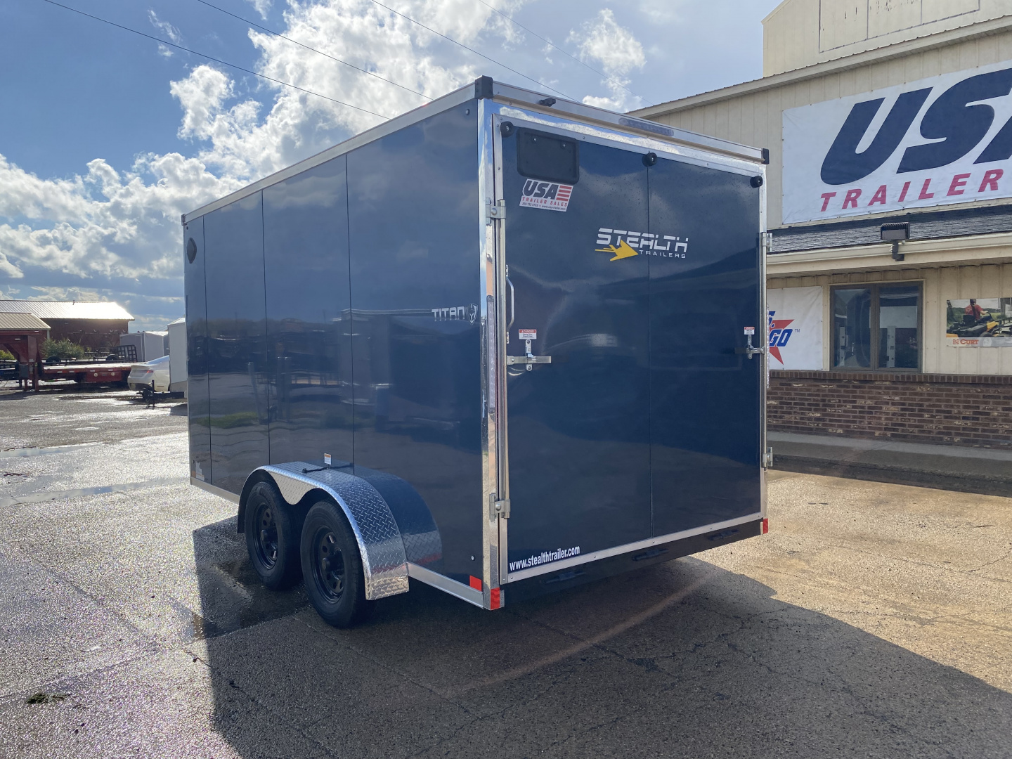 New 2026 Stealth Trailers 7x14 Titan 7k w/Ramp Door and 7ft Interior Height Cargo / Enclosed Trailer