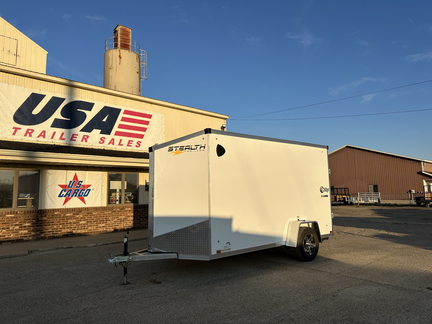 New 2026 Stealth Trailers Cobra 6x12 All Aluminun w/Ramp Door & 78" Height Cargo / Enclosed Trailer