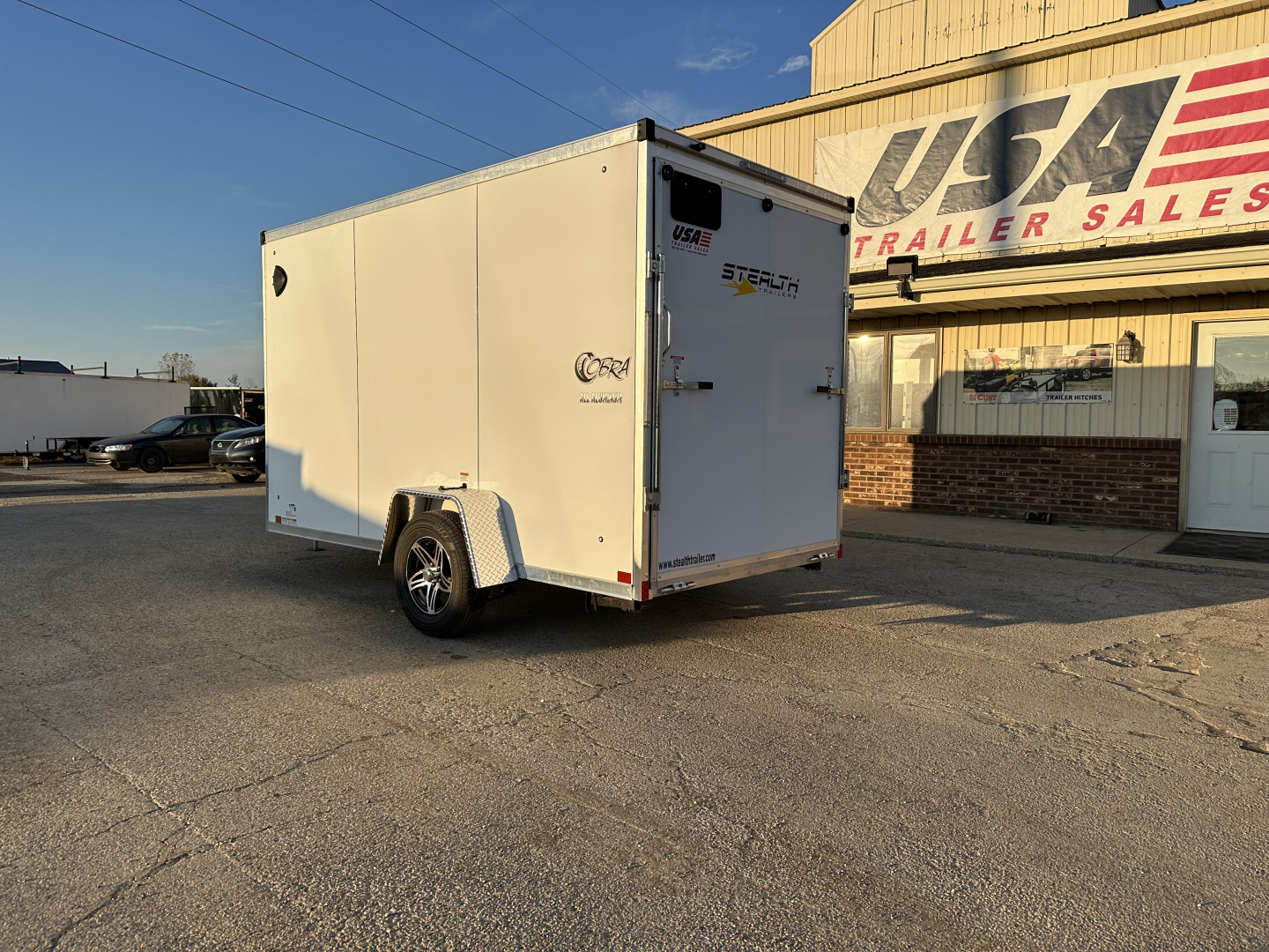 New 2026 Stealth Trailers Cobra 6x12 All Aluminun w/Ramp Door & 78" Height Cargo / Enclosed Trailer