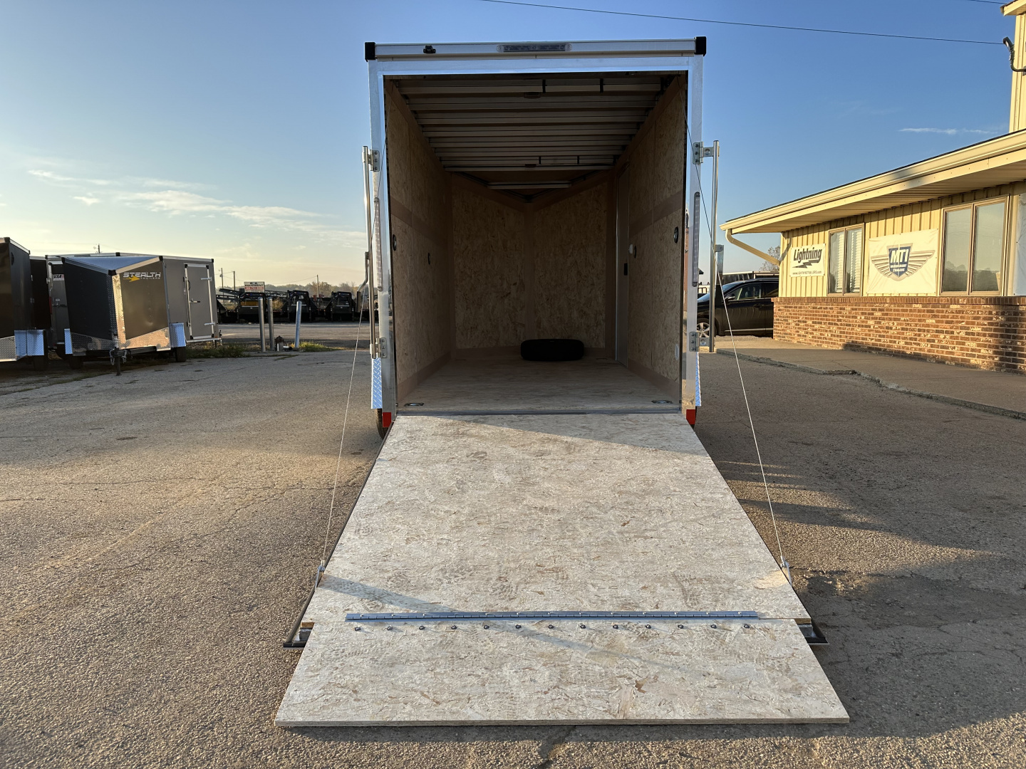 New 2026 Stealth Trailers Cobra 6x12 All Aluminun w/Ramp Door & 78" Height Cargo / Enclosed Trailer