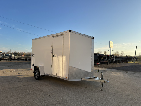 New 2026 Stealth Trailers Cobra 6x12 All Aluminun w/Ramp Door & 78" Height Cargo / Enclosed Trailer
