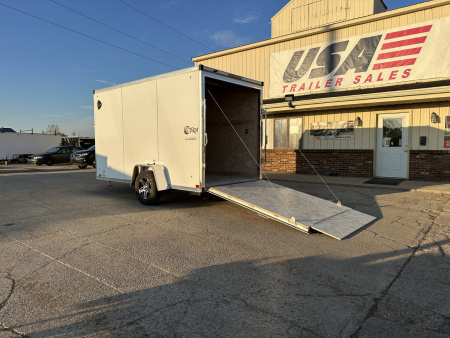New 2026 Stealth Trailers Cobra 6x12 All Aluminun w/Ramp Door & 78" Height Cargo / Enclosed Trailer