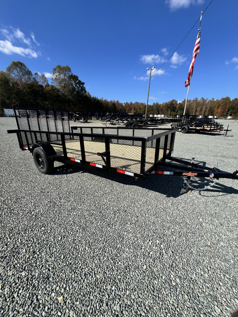 New 2026 Down 2 Earth Trailers 6X14 w/2ft Expanded Metal Sides Utility Trailer