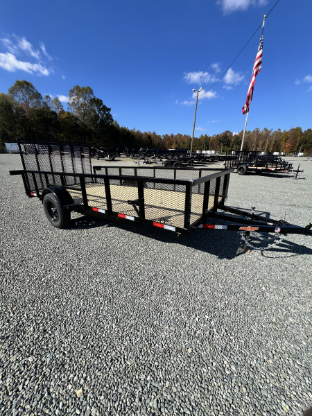 New 2026 Down 2 Earth Trailers 6X14 w/2ft Expanded Metal Sides Utility Trailer