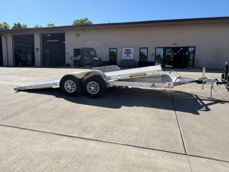 New 2027 Aluma Trailers 8218H-TILT Aluminum Car Hauler - 9990# GVWR
