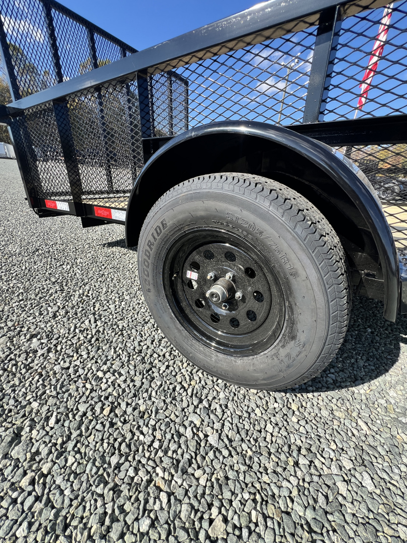 New 2026 Down 2 Earth Trailers 6X14 w/2ft Expanded Metal Sides Utility Trailer