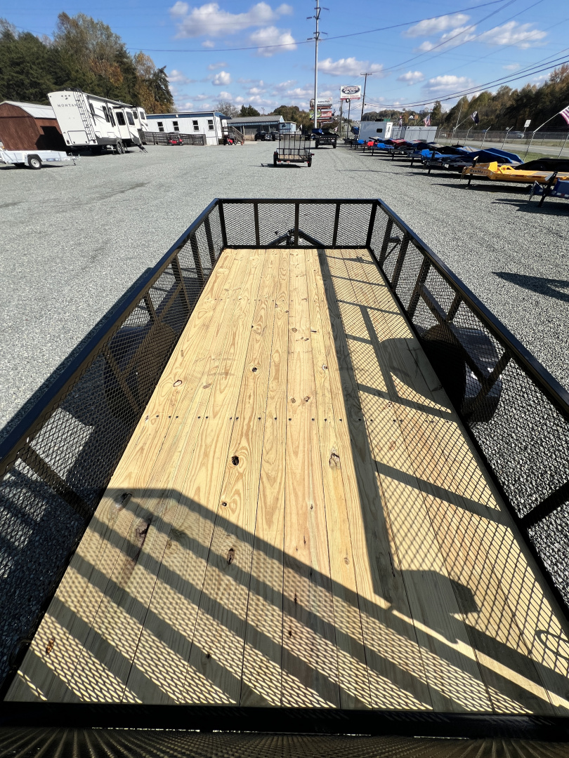 New 2026 Down 2 Earth Trailers 6X14 w/2ft Expanded Metal Sides Utility Trailer