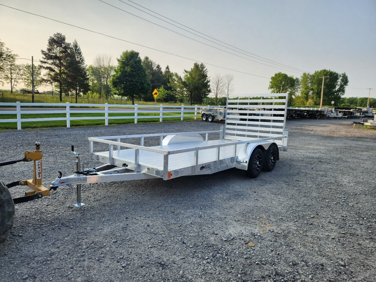 New 2026 Black Rhino LST716A 7' x 16' Utility Trailer
