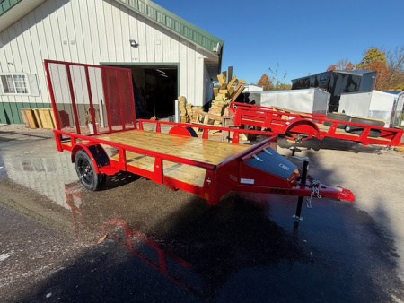 New 2026 Rice Trailers 6.5x12 Utility Trailer