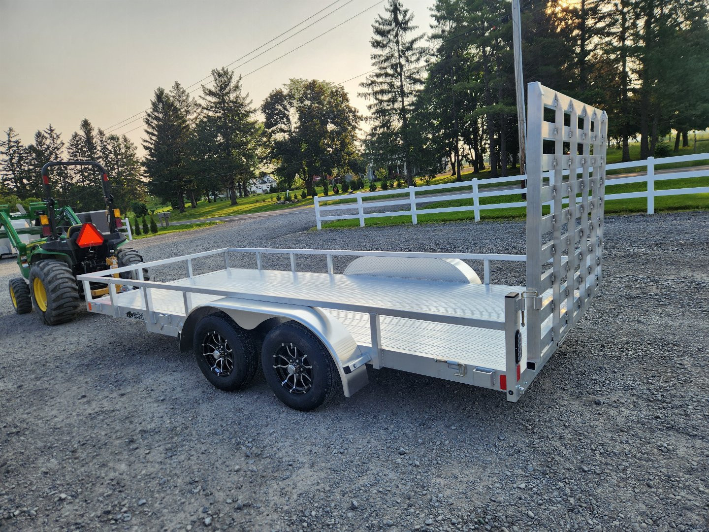 New 2026 Black Rhino LST714A Utility Trailer