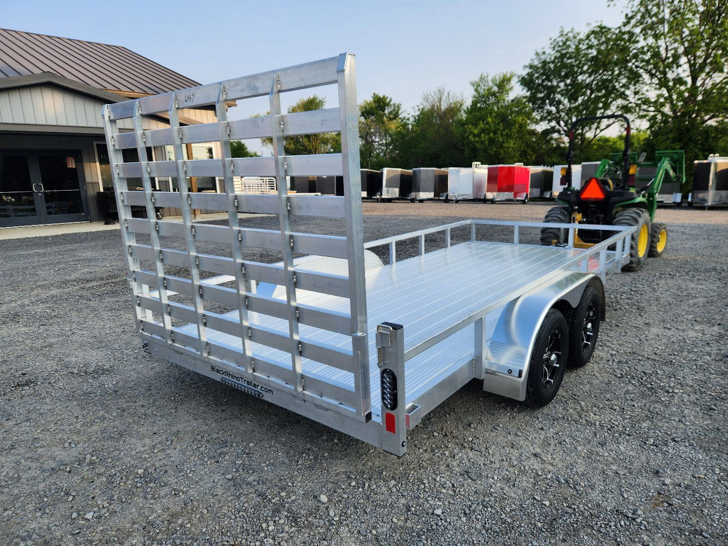 New 2026 Black Rhino LST714A Utility Trailer