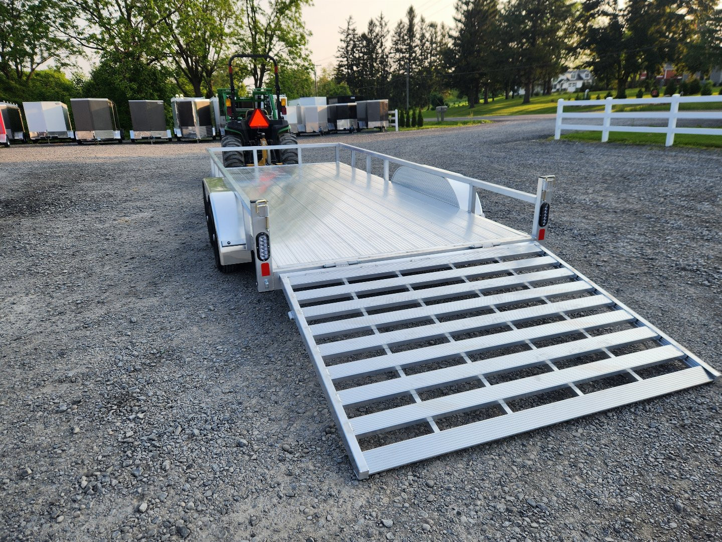 New 2026 Black Rhino LST714A Utility Trailer