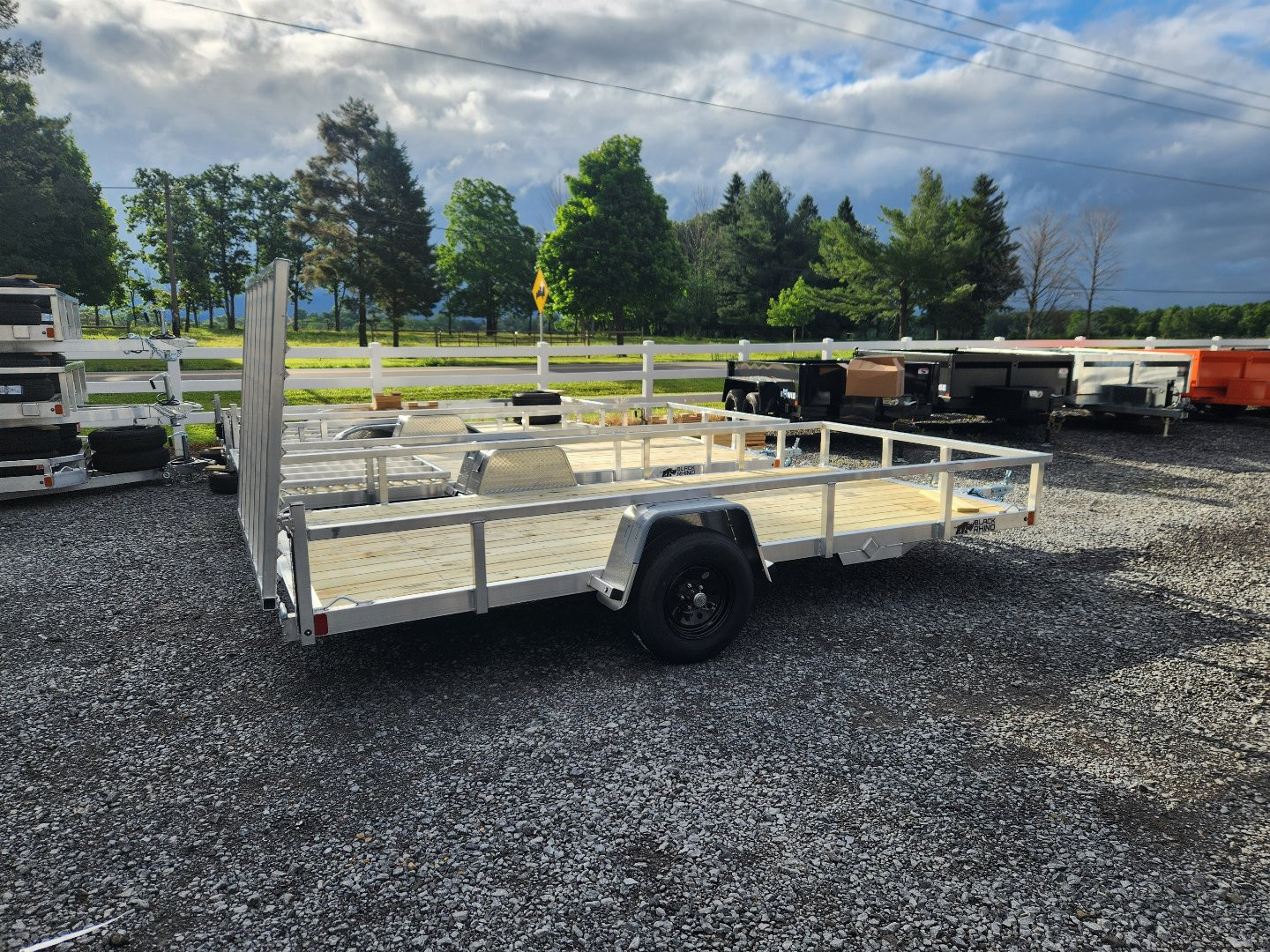 New 2026 Black Rhino EXS714 Utility Trailer