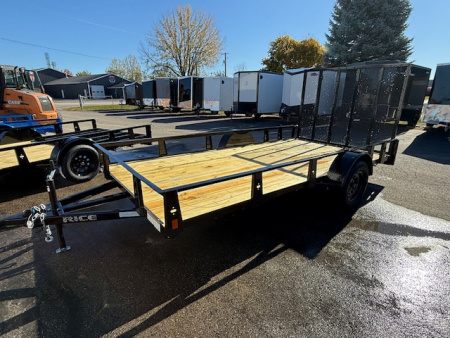 New 2026 Rice Trailers 7X14 Utility Trailer