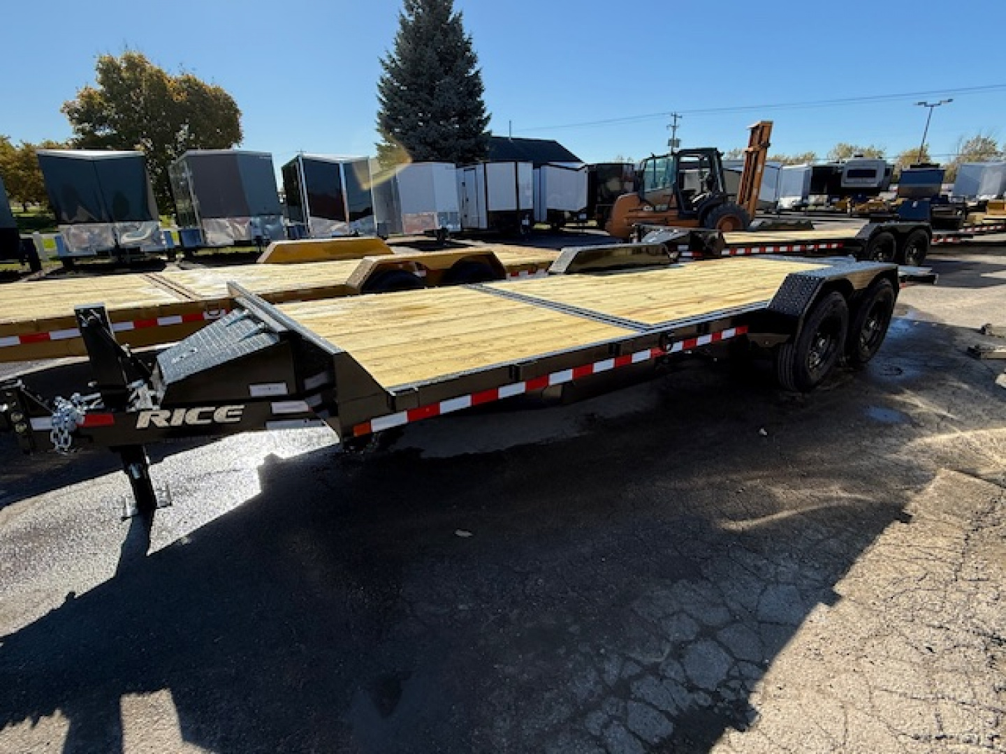 New 2026 Rice Trailers 7X22 TILT Equipment Trailer