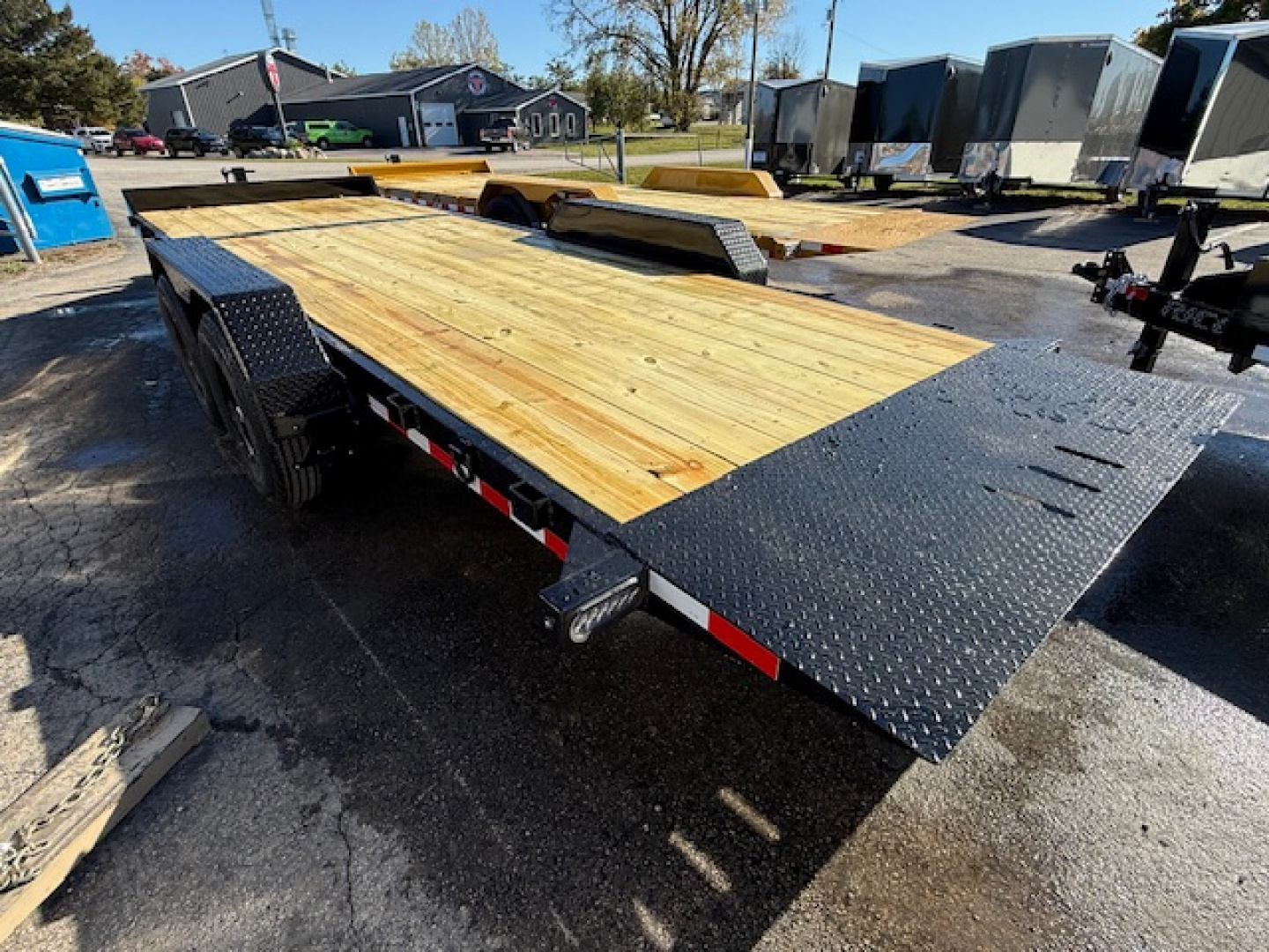 New 2026 Rice Trailers 7X22 TILT Equipment Trailer