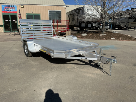 New 2026 Aluma 7712H-S-TG Utility Trailer