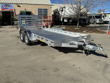 New 2026 Aluma 8014TA-EL-R-TG-RTD Utility Trailer