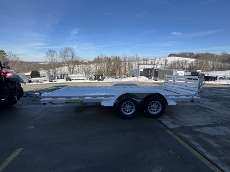 New 2027 Aluma Trailers 8016 Tandem Axle Utility Trailer w/ Bi-Fold Tailgate - 8500# GVWR
