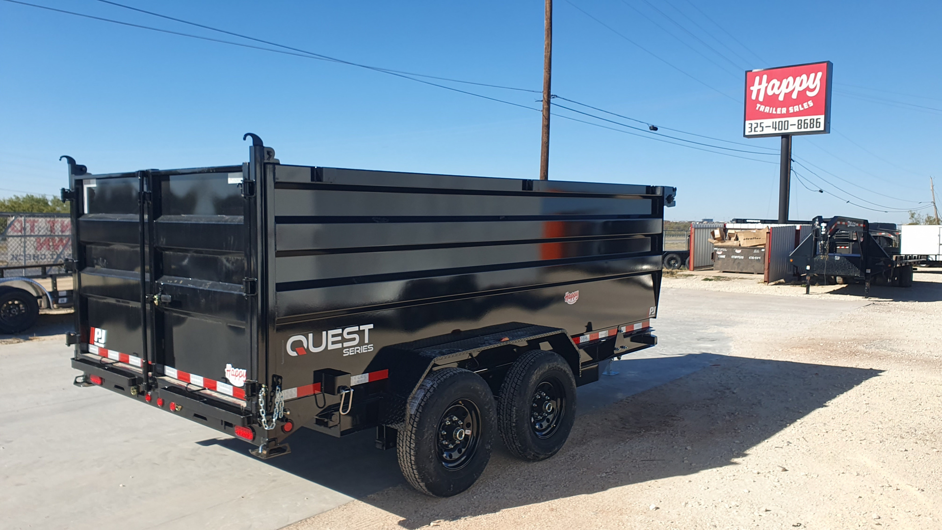 New 2026 PJ 83"x14' BP Tandem Axle Dump w/ 48" Sides – D7