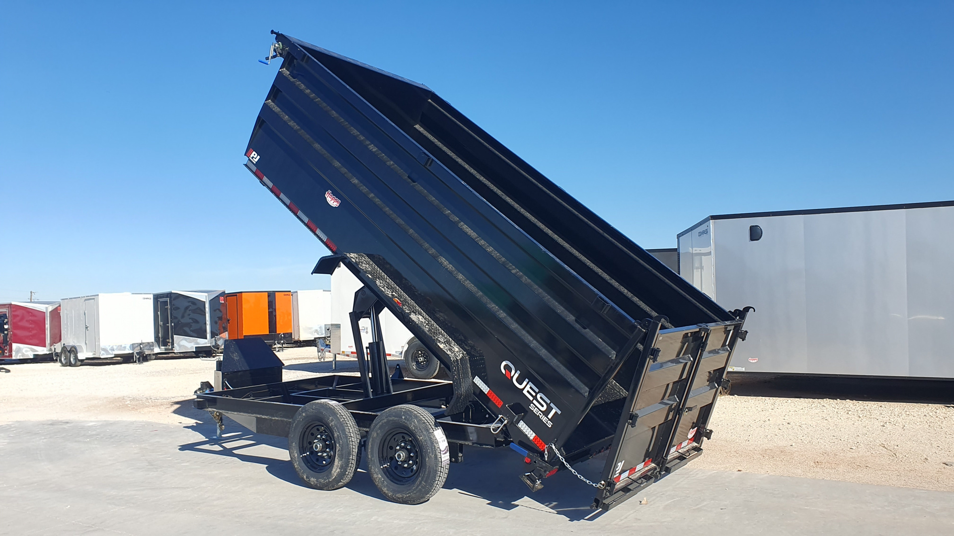 New 2026 PJ 83"x14' BP Tandem Axle Dump w/ 48" Sides – D7