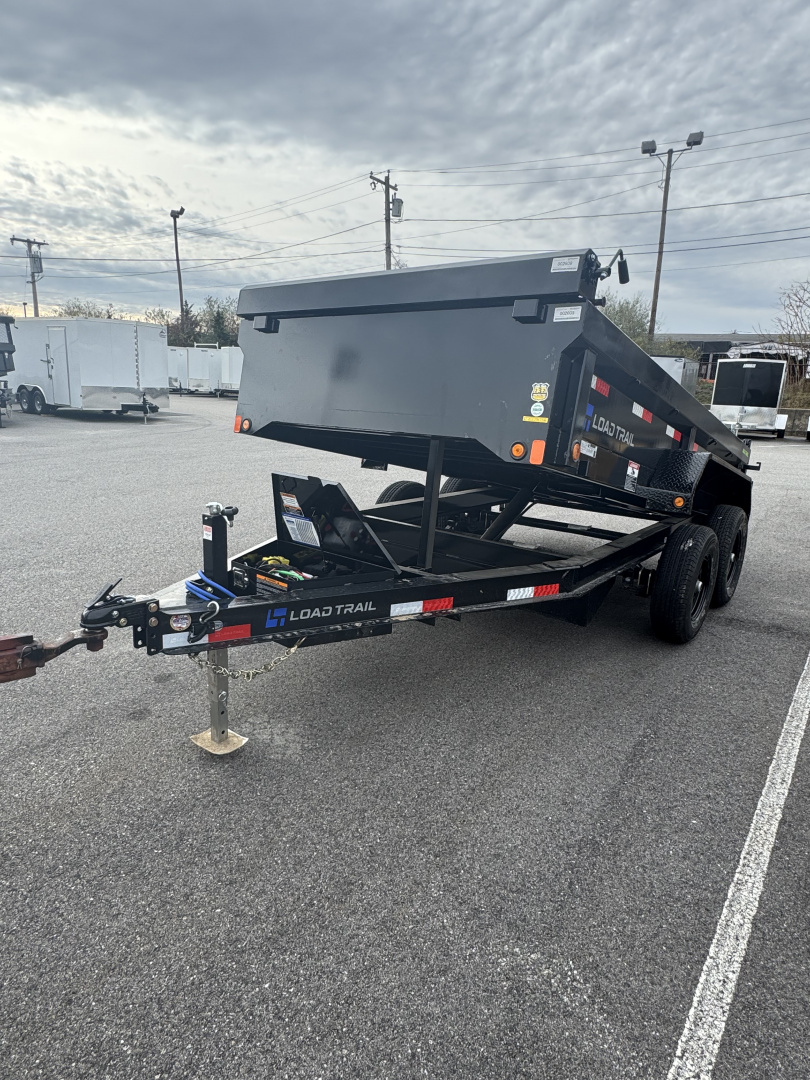 New 2026 Load Trail DE72X12 Dump Trailer Ramps & Tarp