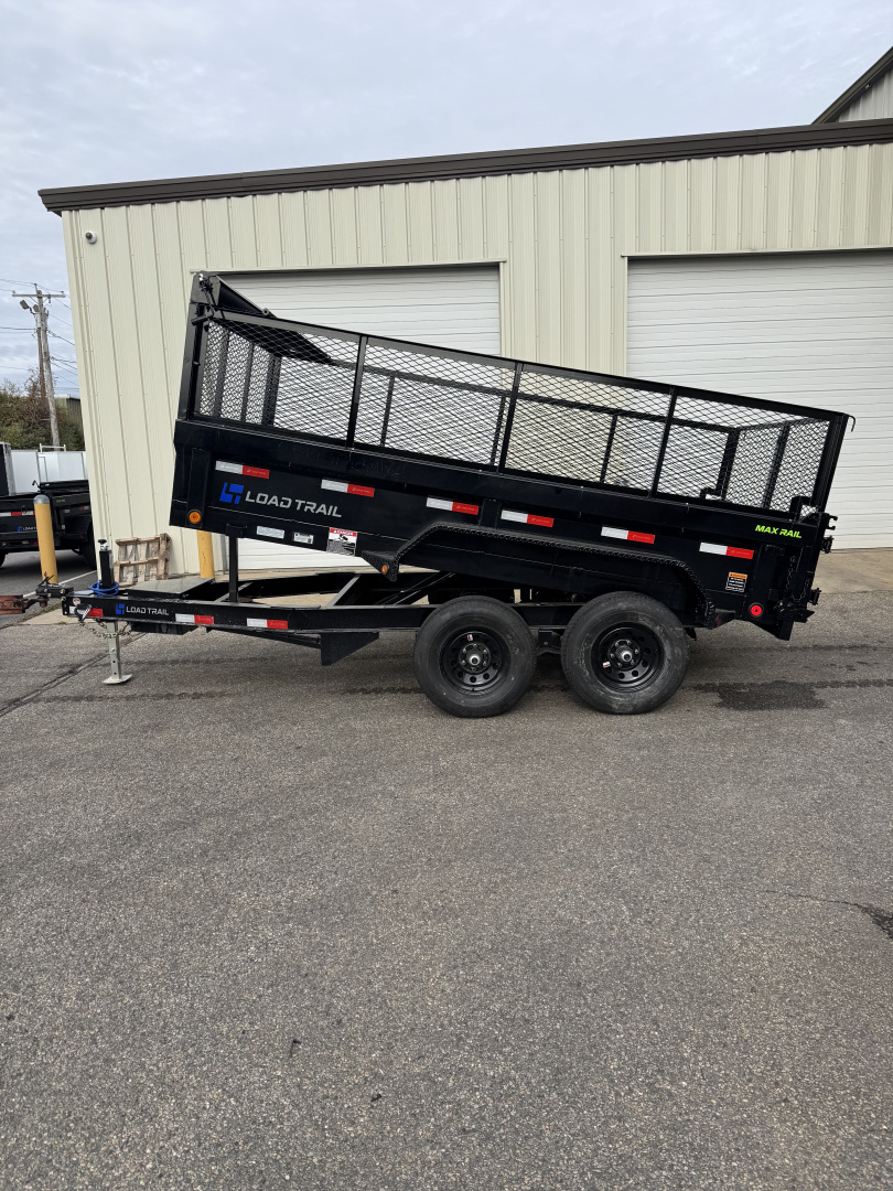New 2026 Load Trail DE72X12 Dump Trailer Ramps & Tarp
