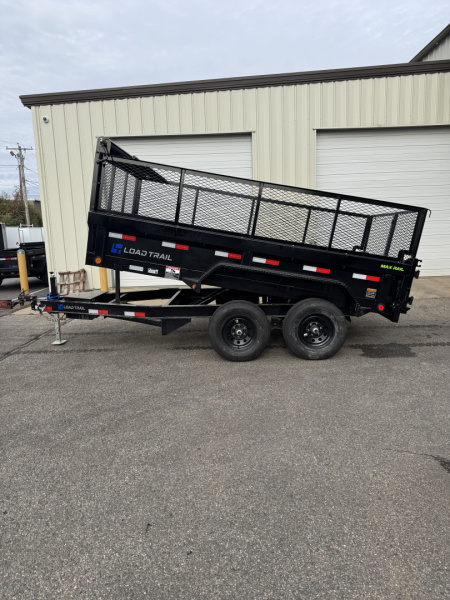 New 2026 Load Trail DE72X12 Dump Trailer Ramps & Tarp