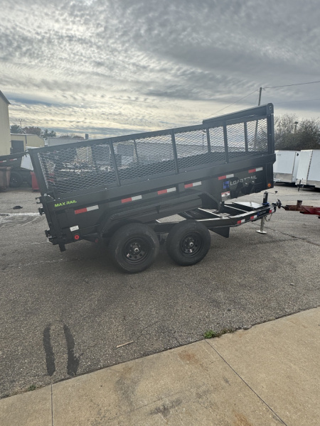 New 2026 Load Trail DE72X12 Dump Trailer Ramps & Tarp