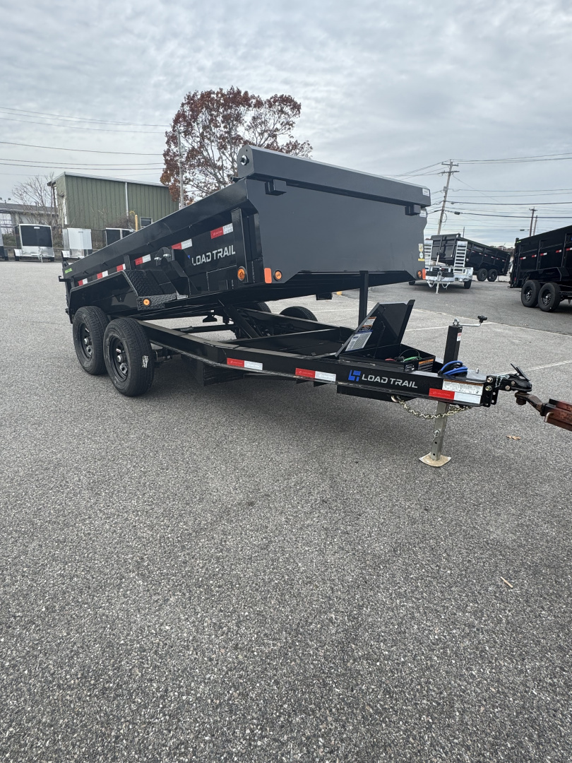 New 2026 Load Trail DE72X12 Dump Trailer Ramps & Tarp