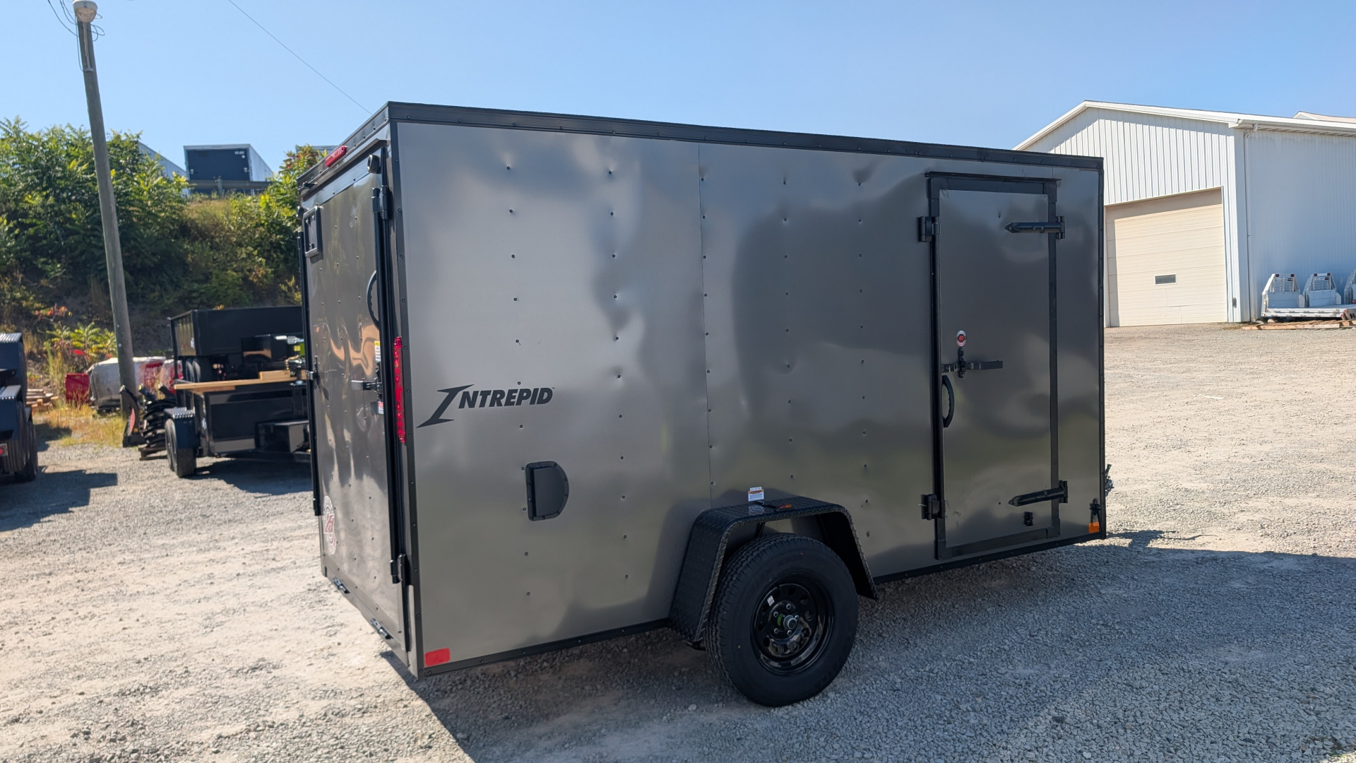 New 2026 Homesteader 6x12 Intrepid V-Nose Cargo Trailer w/ Ramp Door