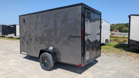 New 2026 Homesteader 6x12 Intrepid V-Nose Cargo Trailer w/ Ramp Door