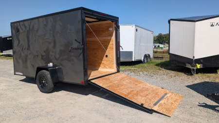 New 2026 Homesteader 6x12 Intrepid V-Nose Cargo Trailer w/ Ramp Door