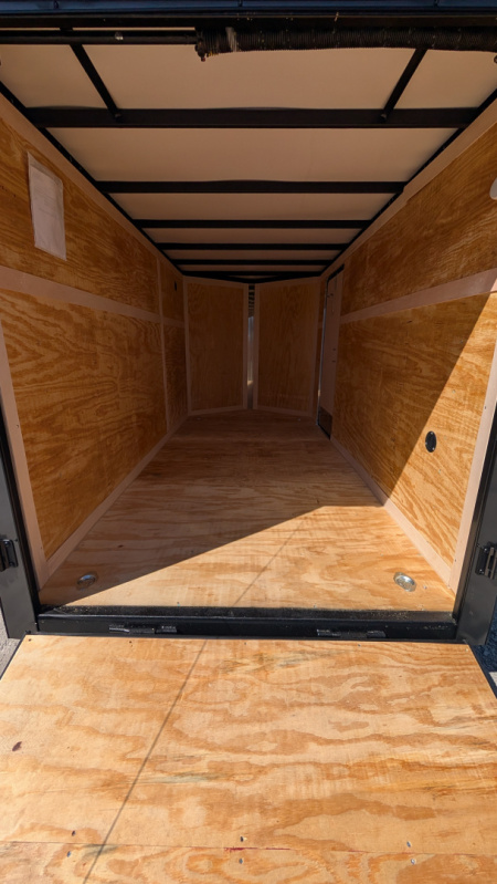 New 2026 Homesteader 6x12 Intrepid V-Nose Cargo Trailer w/ Ramp Door