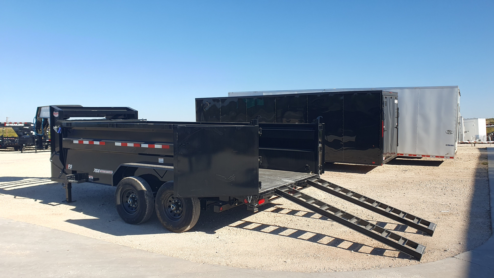 New 2026 PJ 83"x14' GN Tandem Axle Low Pro High Side Dump w/ 36" Sides – DM