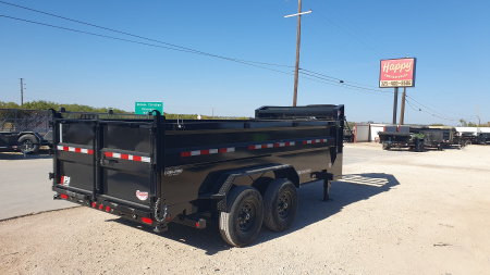 New 2026 PJ 83"x14' GN Tandem Axle Low Pro High Side Dump w/ 36" Sides – DM