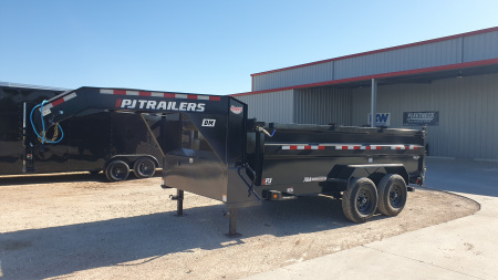 New 2026 PJ 83"x14' GN Tandem Axle Low Pro High Side Dump w/ 36" Sides – DM