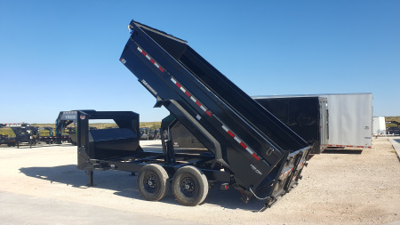 New 2026 PJ 83"x14' GN Tandem Axle Low Pro High Side Dump w/ 36" Sides – DM