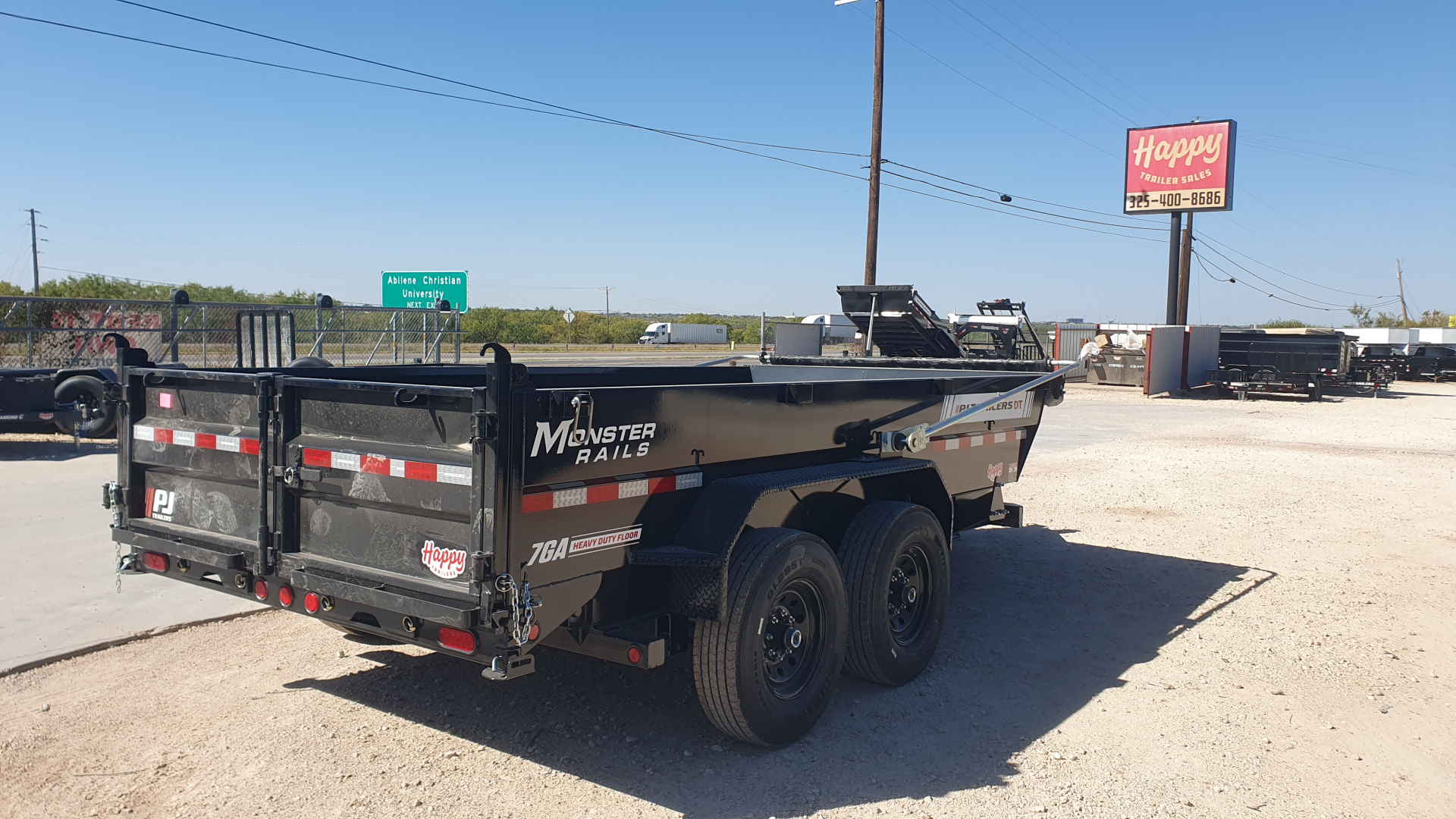 New 2026 PJ 83"x14' BP Tandem Axle Low Pro Telescopic Dump w/ 24" Sides – DT Voyager Package