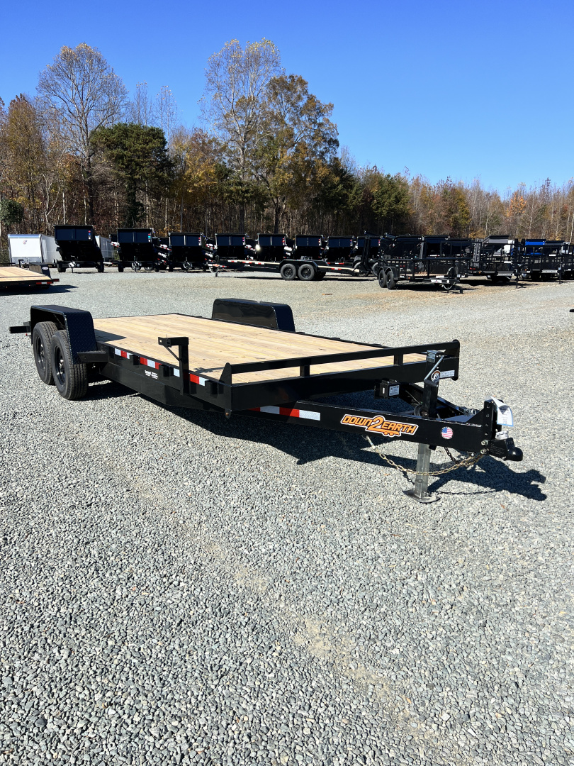 New 2026 Down 2 Earth Trailers 20ft 10K Wood Deck Carhauler
