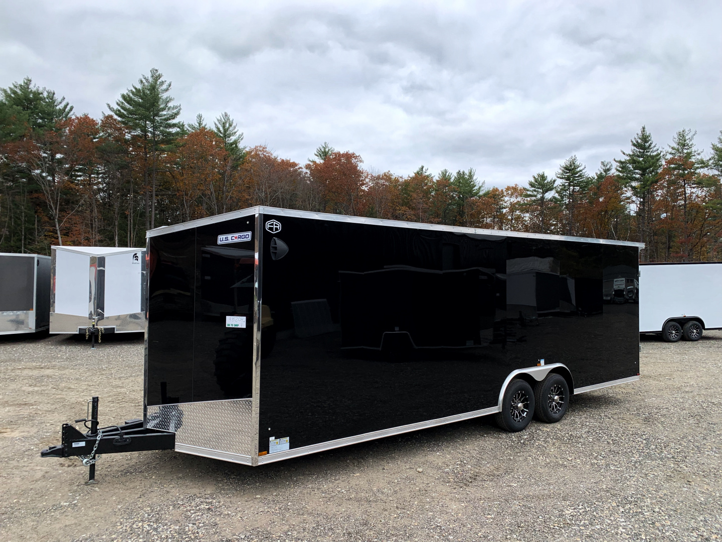 New 2026 US Cargo 8.5x24 +3ft v-nose trailer/ 7' interior height/ Polycore/ Ext tongue - 9990GVW