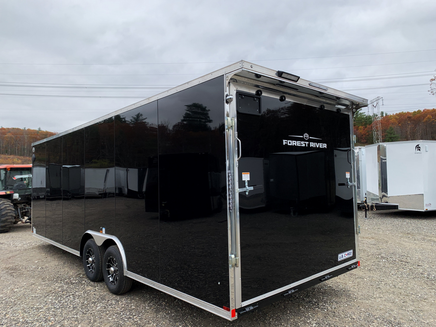 New 2026 US Cargo 8.5x24 +3ft v-nose trailer/ 7' interior height/ Polycore/ Ext tongue - 9990GVW