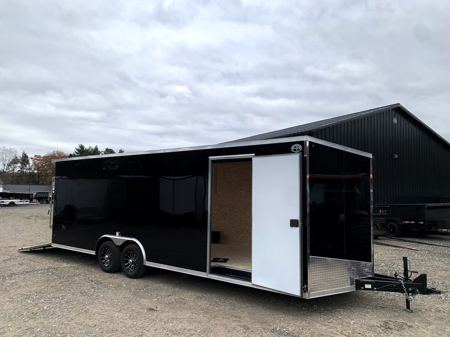 New 2026 US Cargo 8.5x24 +3ft v-nose trailer/ 7' interior height/ Polycore/ Ext tongue - 9990GVW