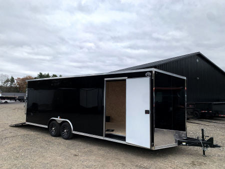 New 2026 US Cargo 8.5x24 +3ft v-nose trailer/ 7' interior height/ Polycore/ Ext tongue - 9990GVW