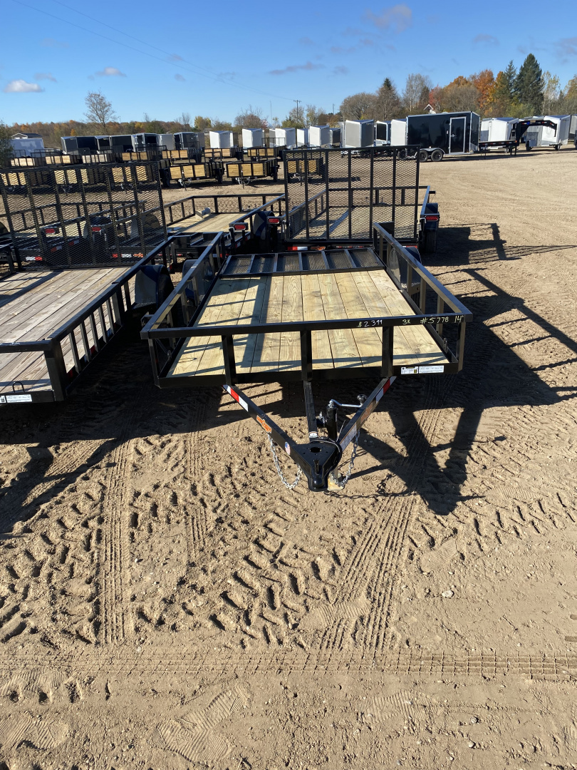 New 2026 Down 2 Earth Trailers 6.4X14 LANDSCAPE Utility Trailer