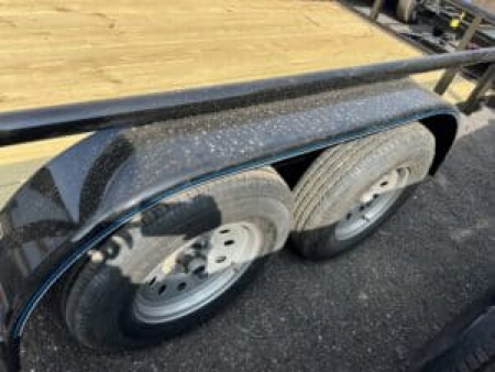 New 2026 Top Hat Trailers 5x10 Tandem Flatbed Utility Trailer Water hauler