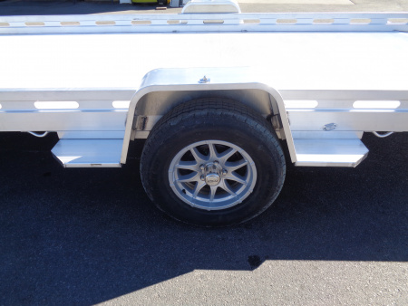 New 2026 Aluma * 8015S TILT * 15Ft Single Axle Tilt Aluminum ATV Trailer